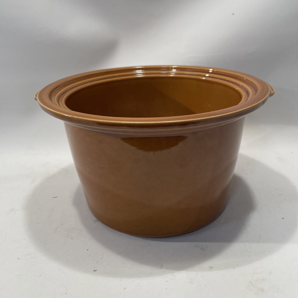 Vintage Hamilton Beach 417 Crock Watcher - 6 Quart Ceramic Pot Insert